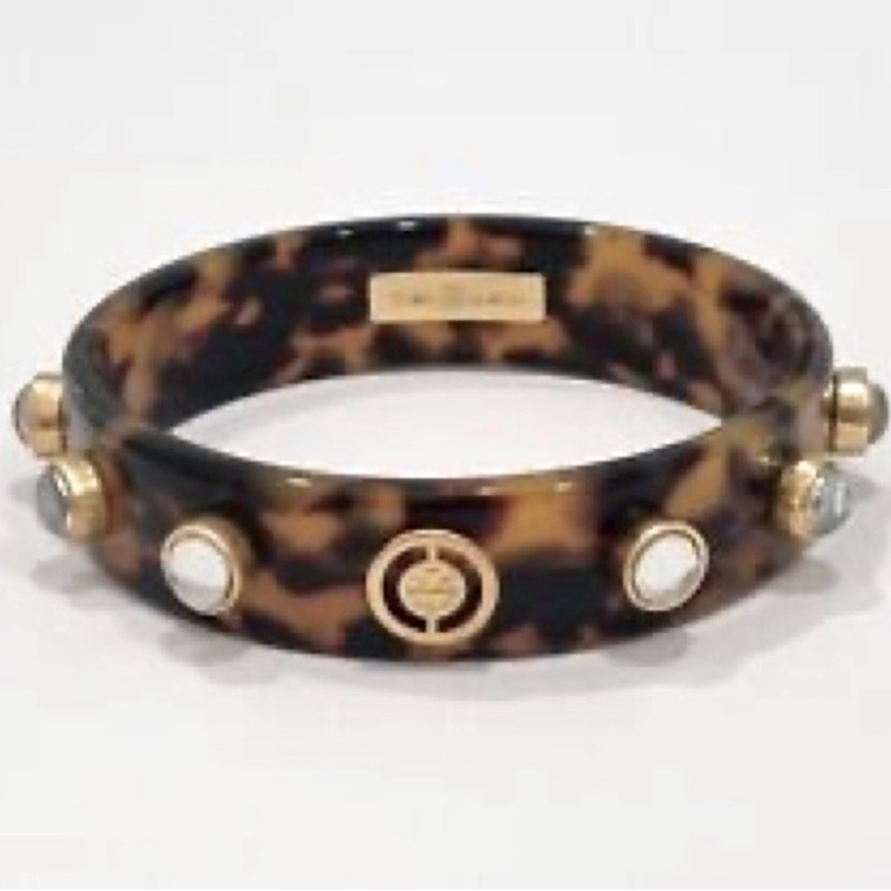 Authentic Tory Burch Split Circle & Hearts Resin … - image 5
